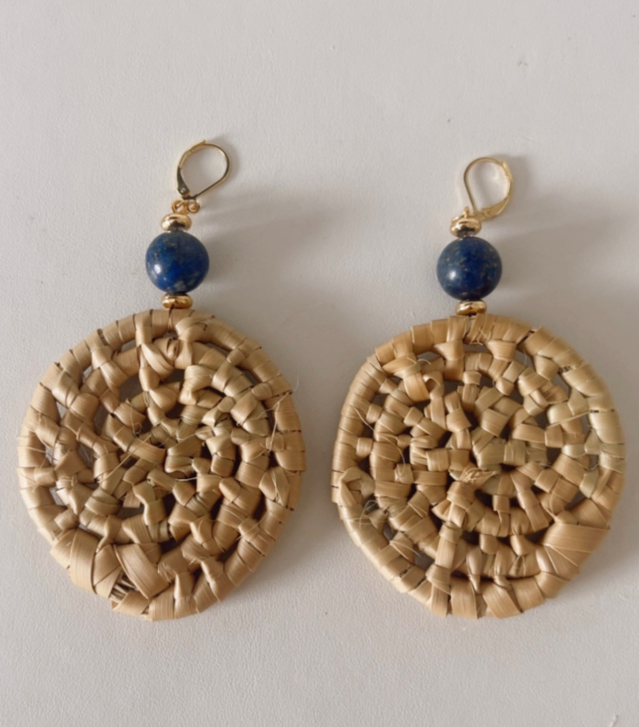 Azul Silver Thatch Earrings