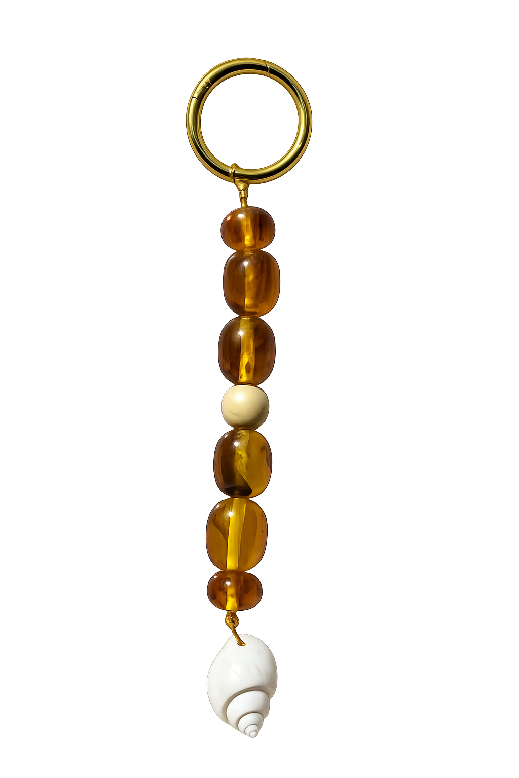 Amber Tide Bag Charm