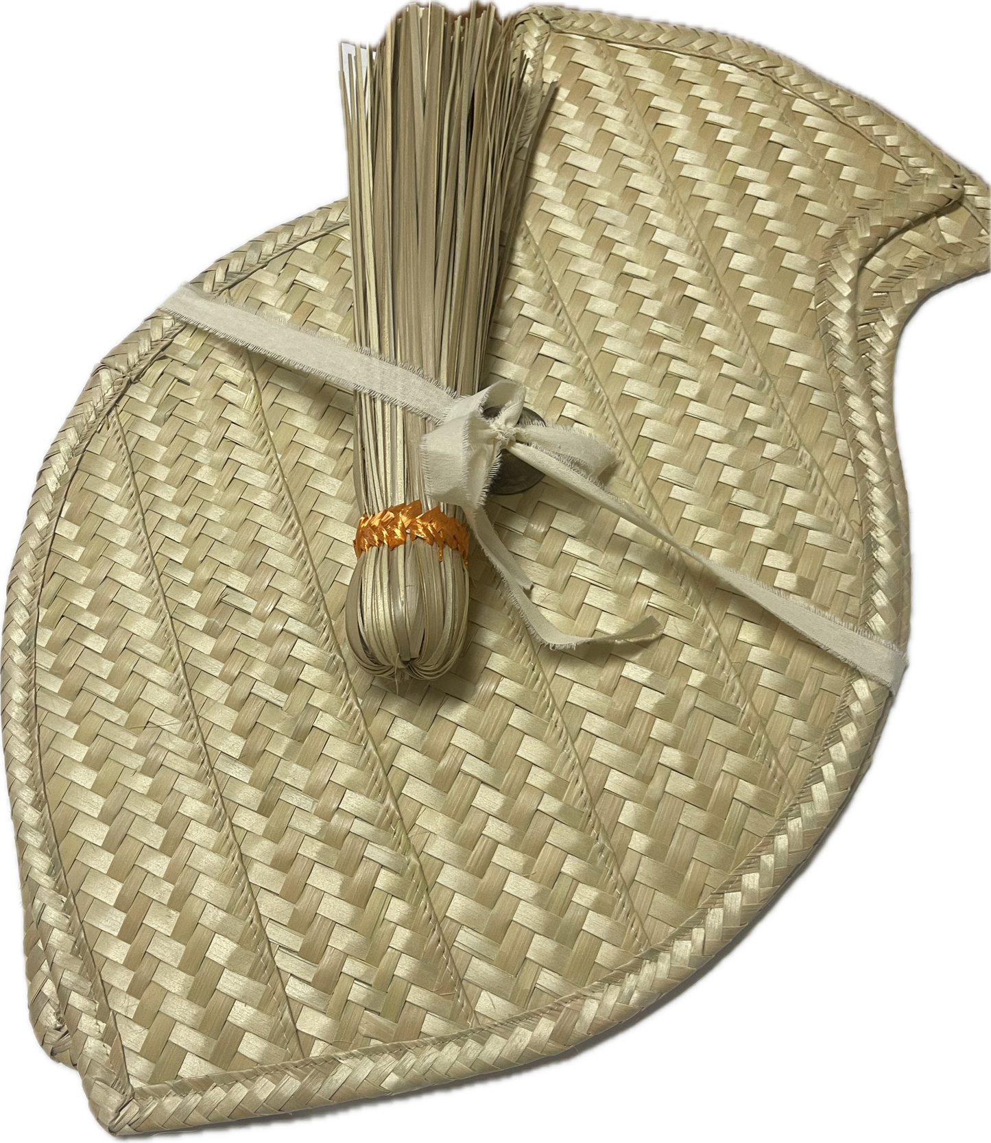 Handcrafted Silver Thatch Fish Placemat