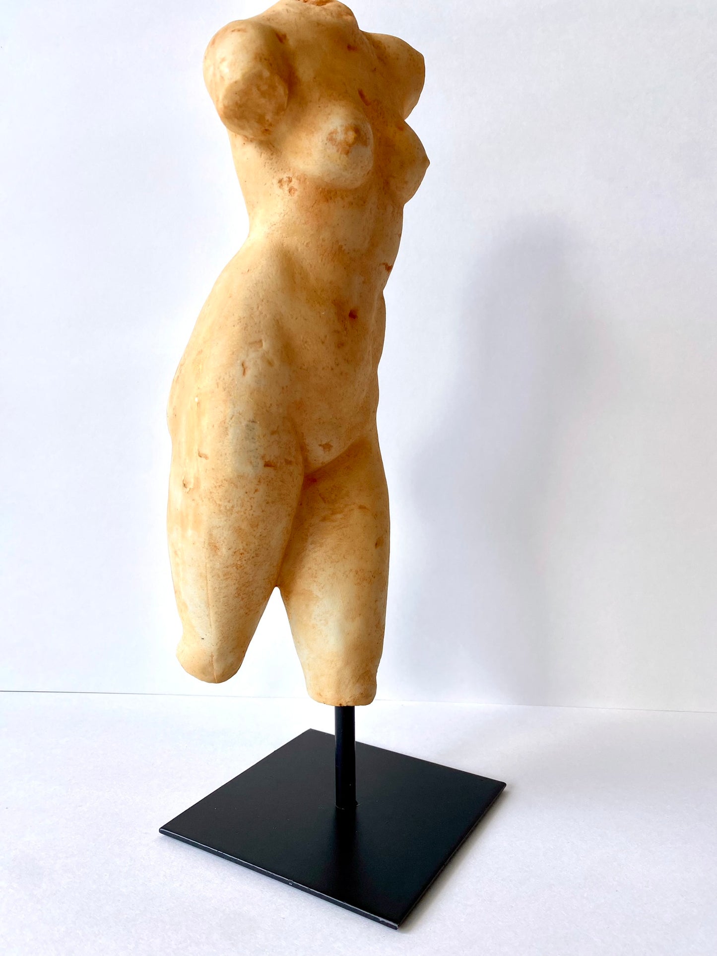 vintage inspired female form statue