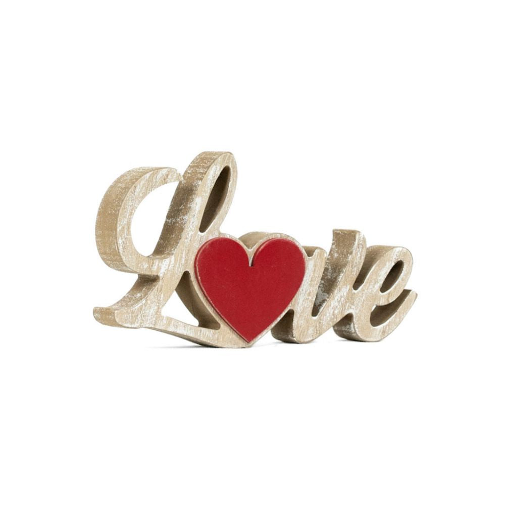 Wood Love Sign