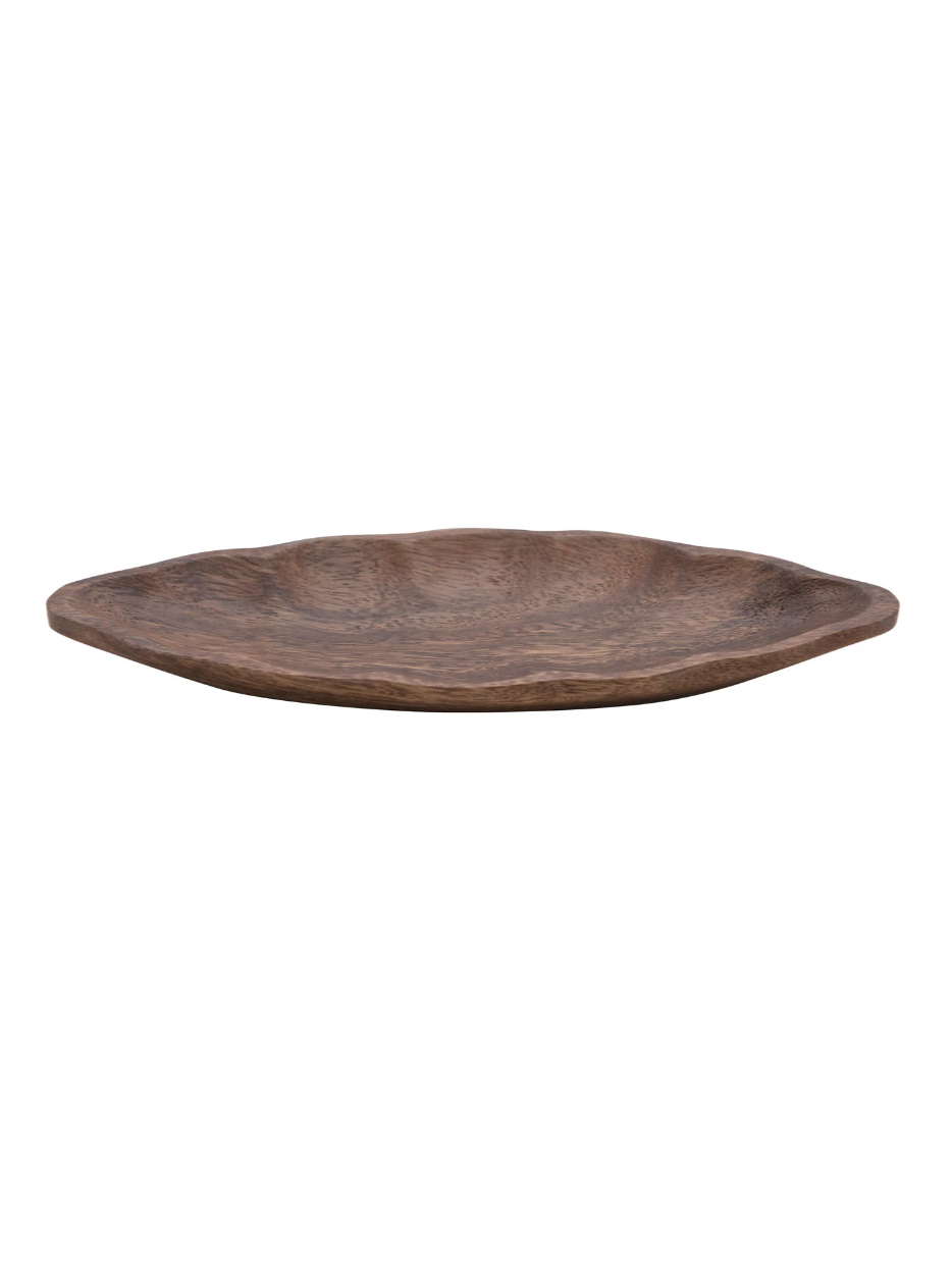 hand carved leaf dish