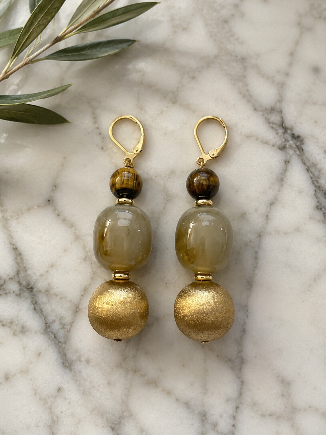 Golden Drift Earrings