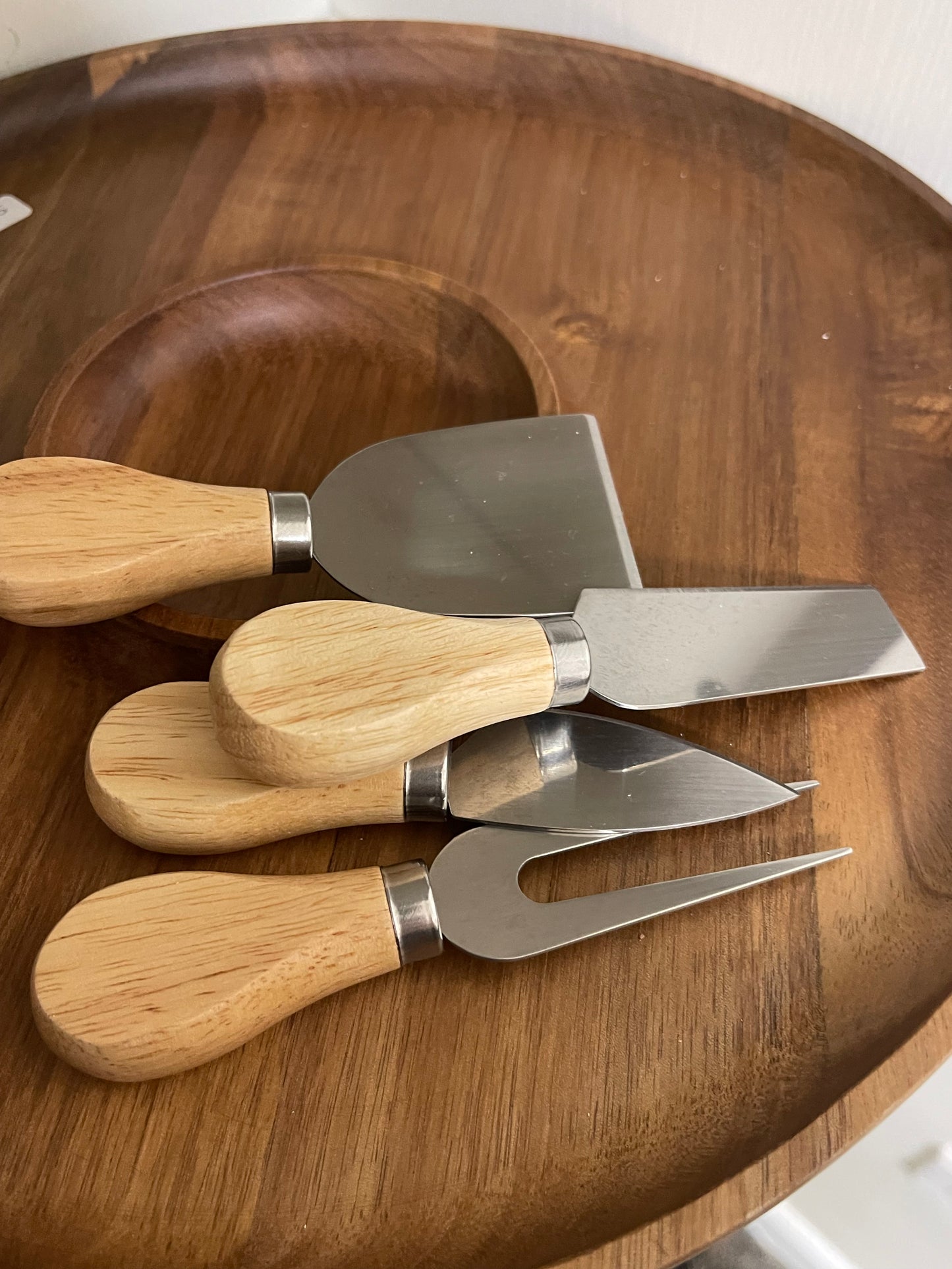 Wood Cheese Knife Set