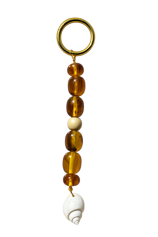 Amber Tide Bag Charm