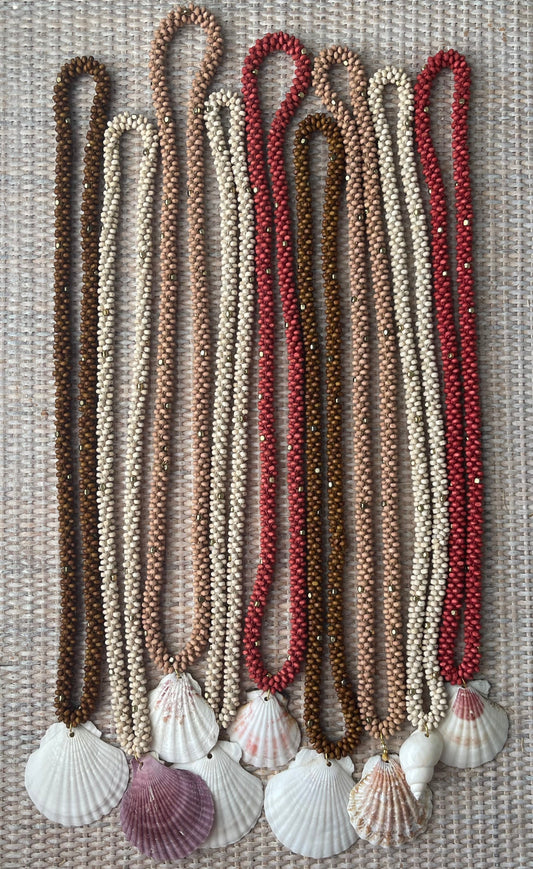 Calico Shell Necklace