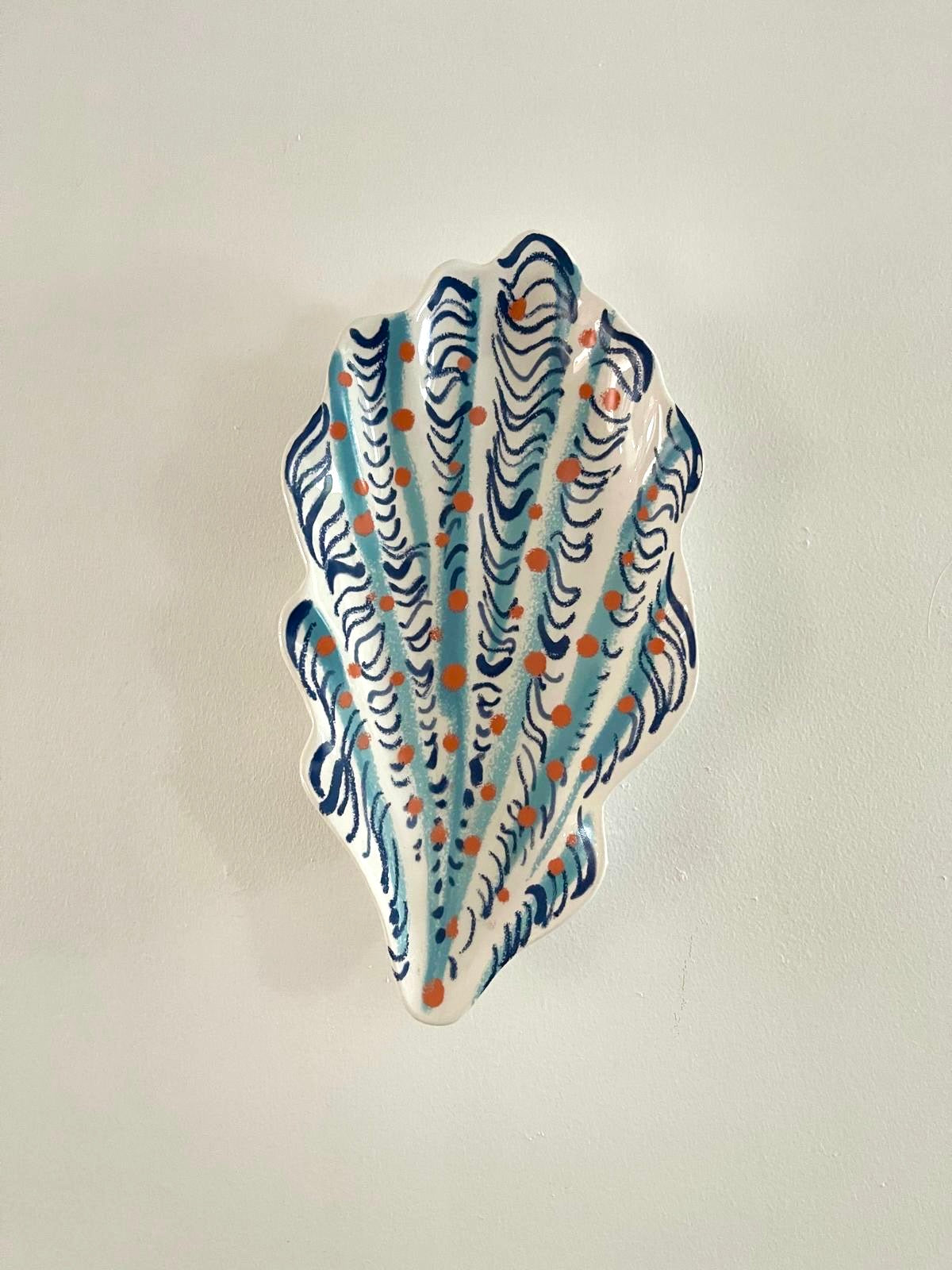 Shell Wall Plaque - Blue