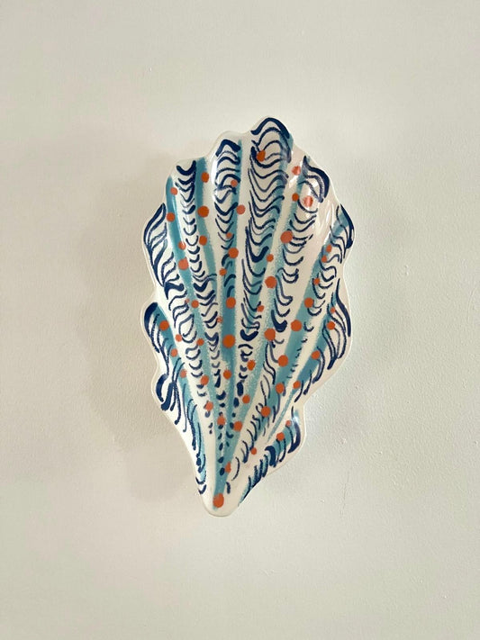 Shell Wall Plaque - Blue