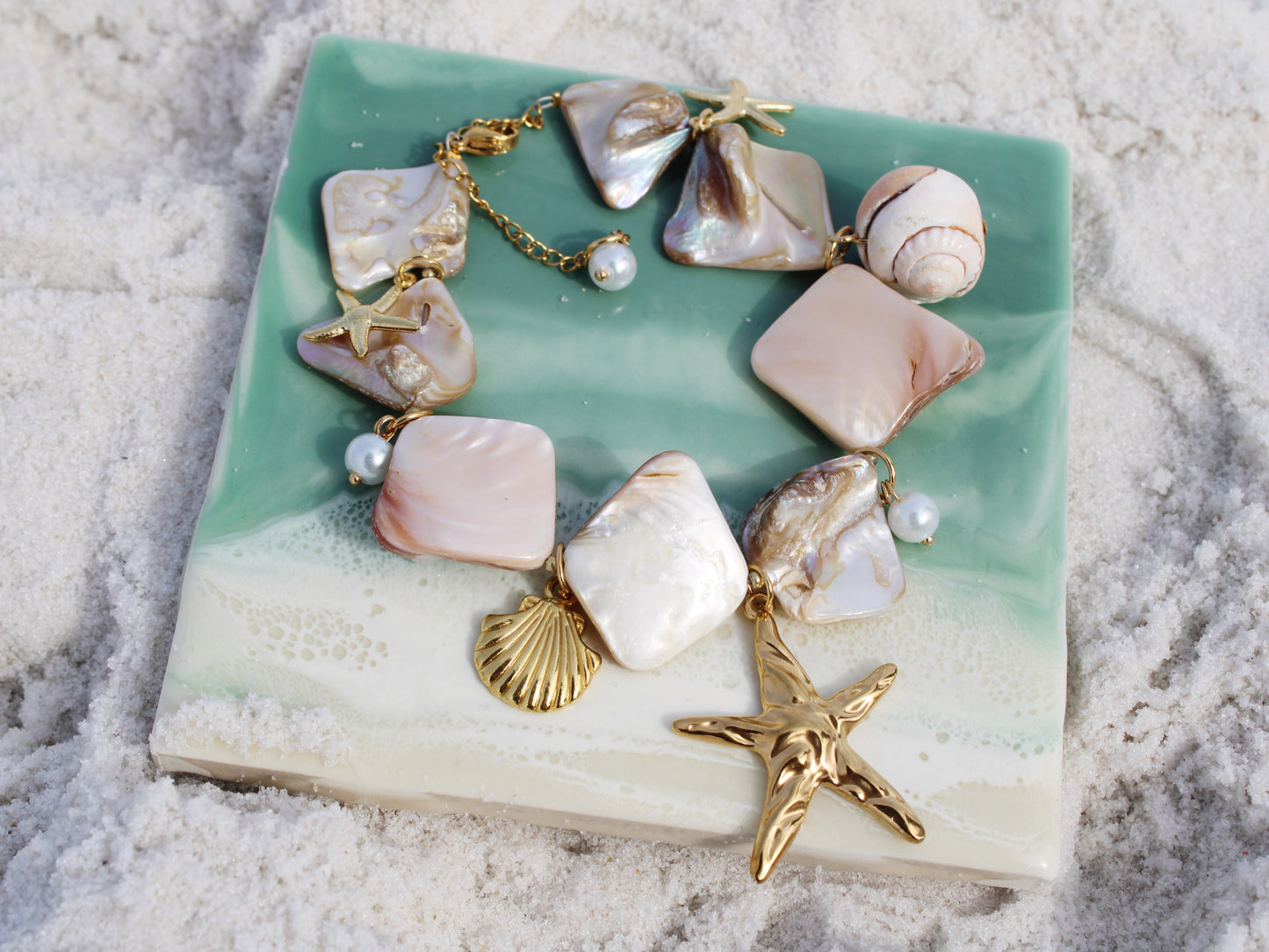 Ocean Whispers Handcrafted Bracelet