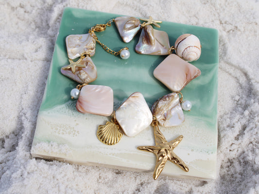 Ocean Whispers Handcrafted Bracelet