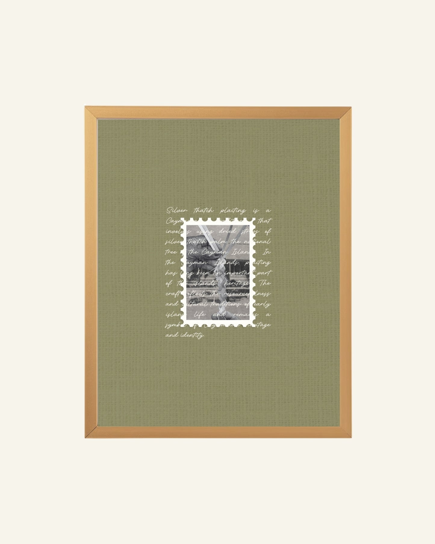 'Plaiting' Collage Print (8x10 in) – by Gianna Rankin
