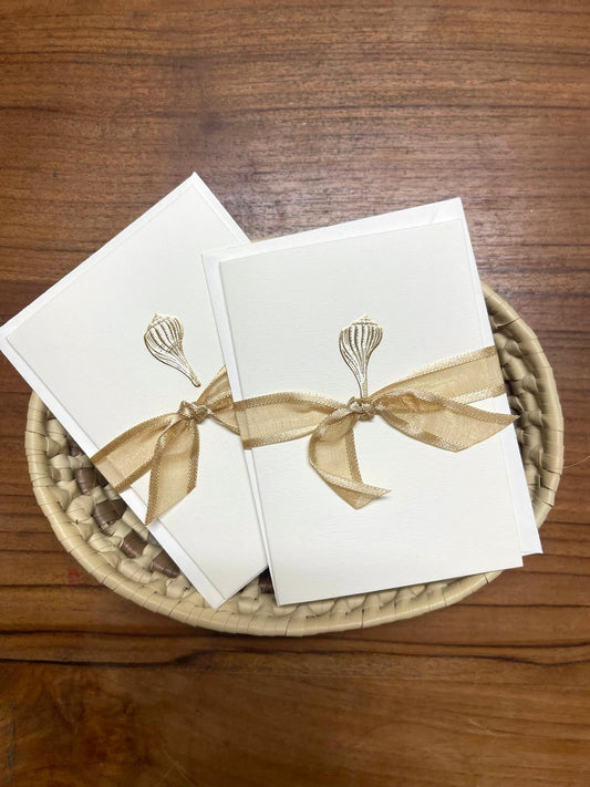 Golden Seashell Card