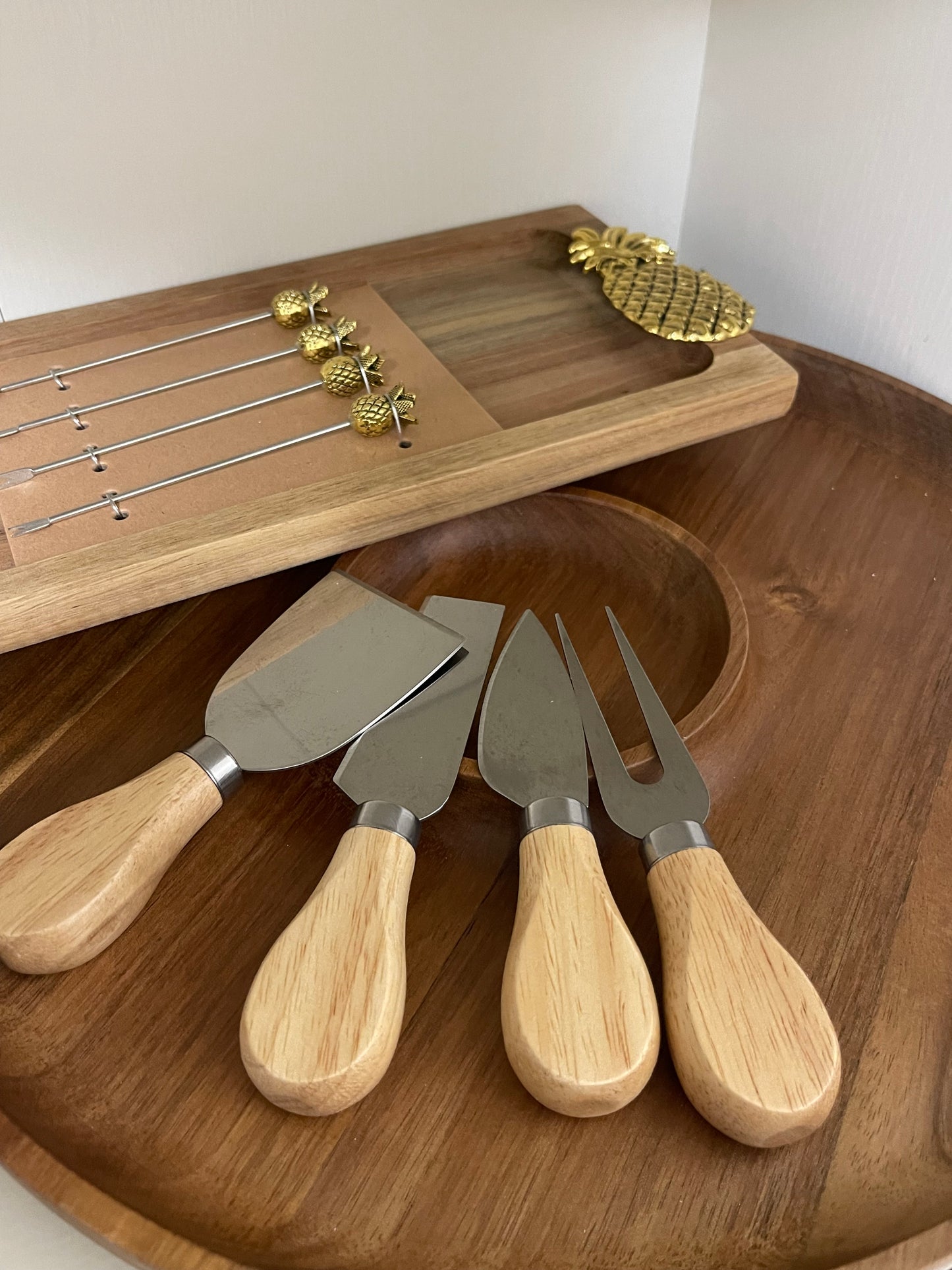 Wood Cheese Knife Set