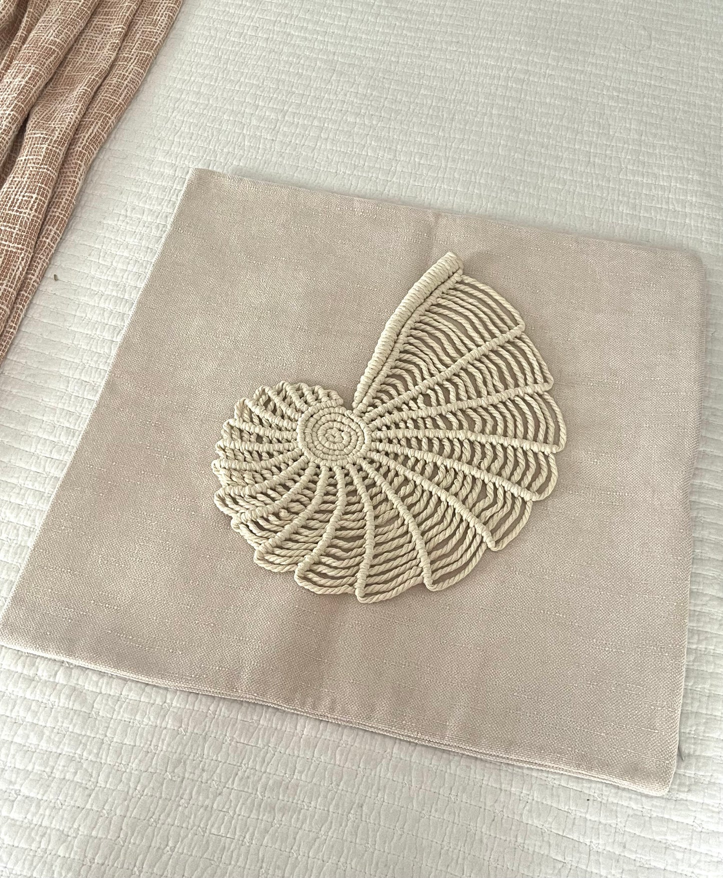 Nautilus pillow cover