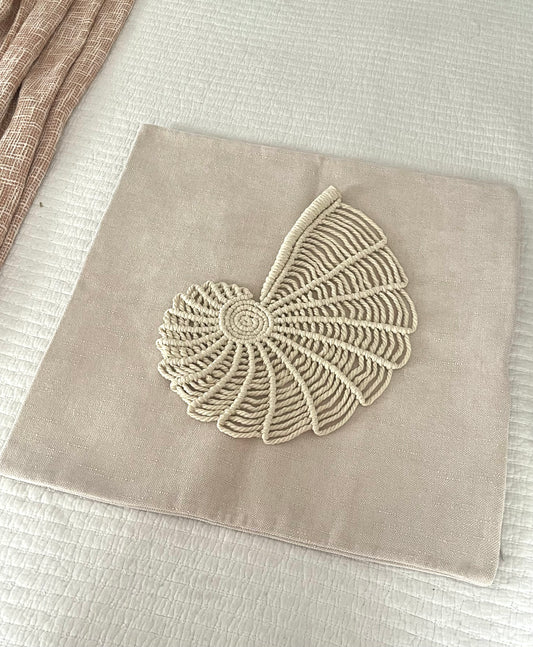 Nautilus pillow cover