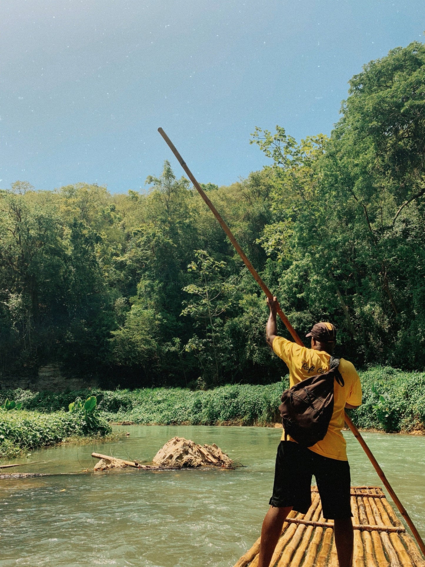 'Rafting on the Martha Brae' Print - by Gianna Rankin