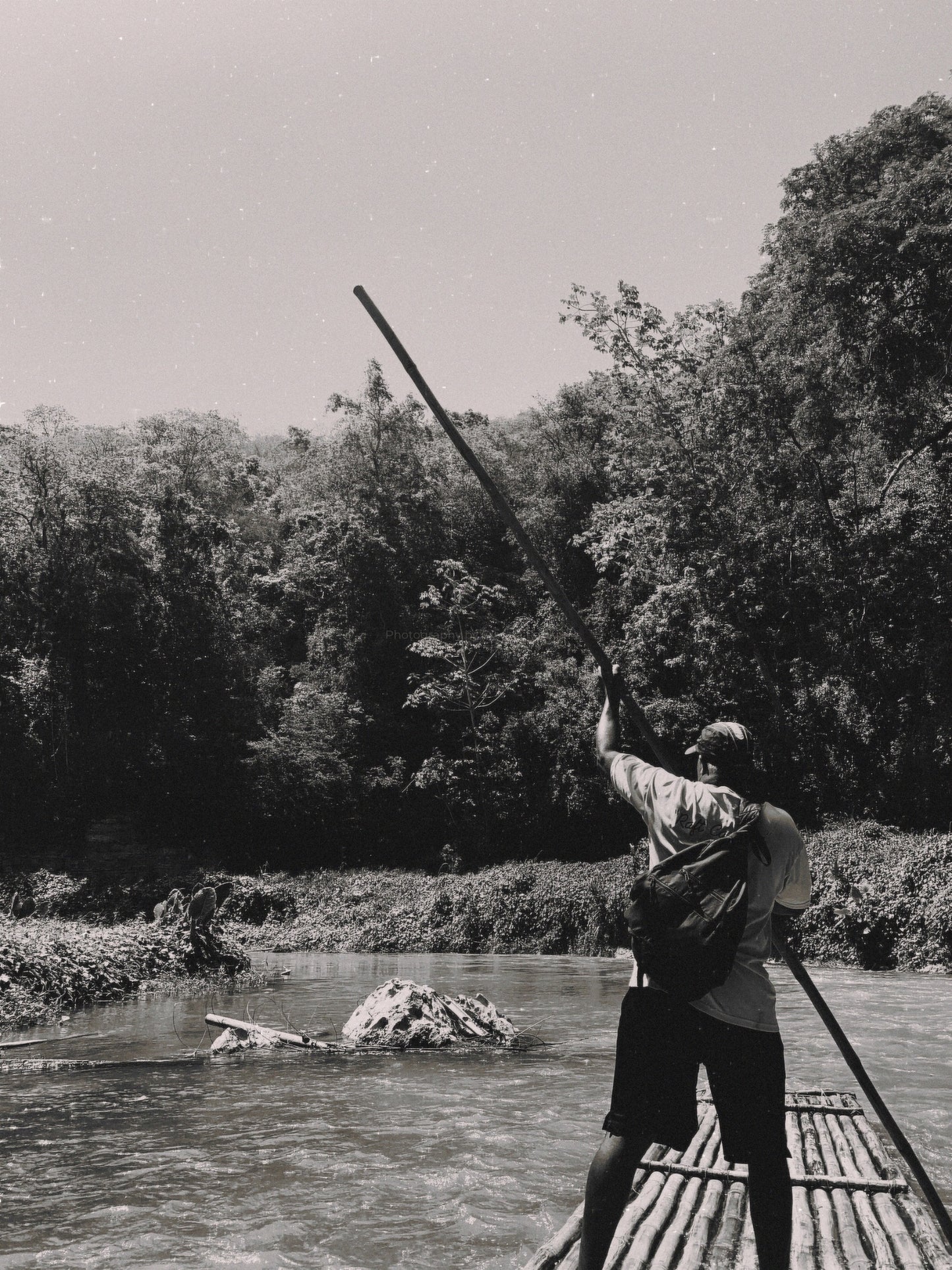 'Rafting on the Martha Brae' Print - by Gianna Rankin