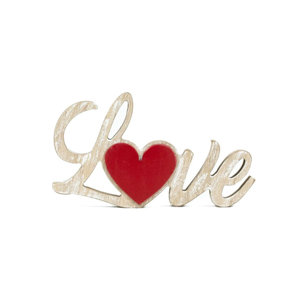 Wood Love Sign