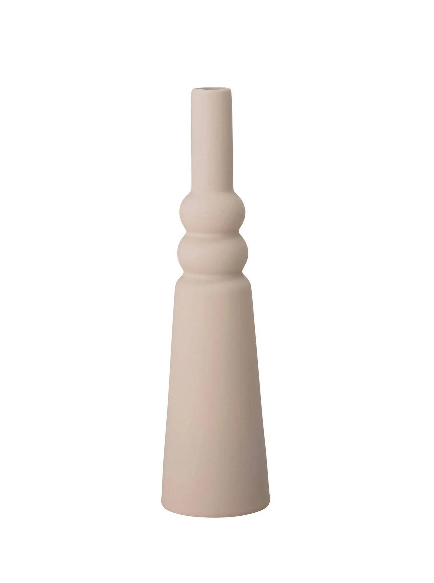 tall sculptural stoneware vase