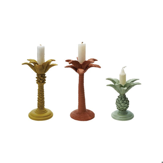 Tropics candle holders (set of 3)
