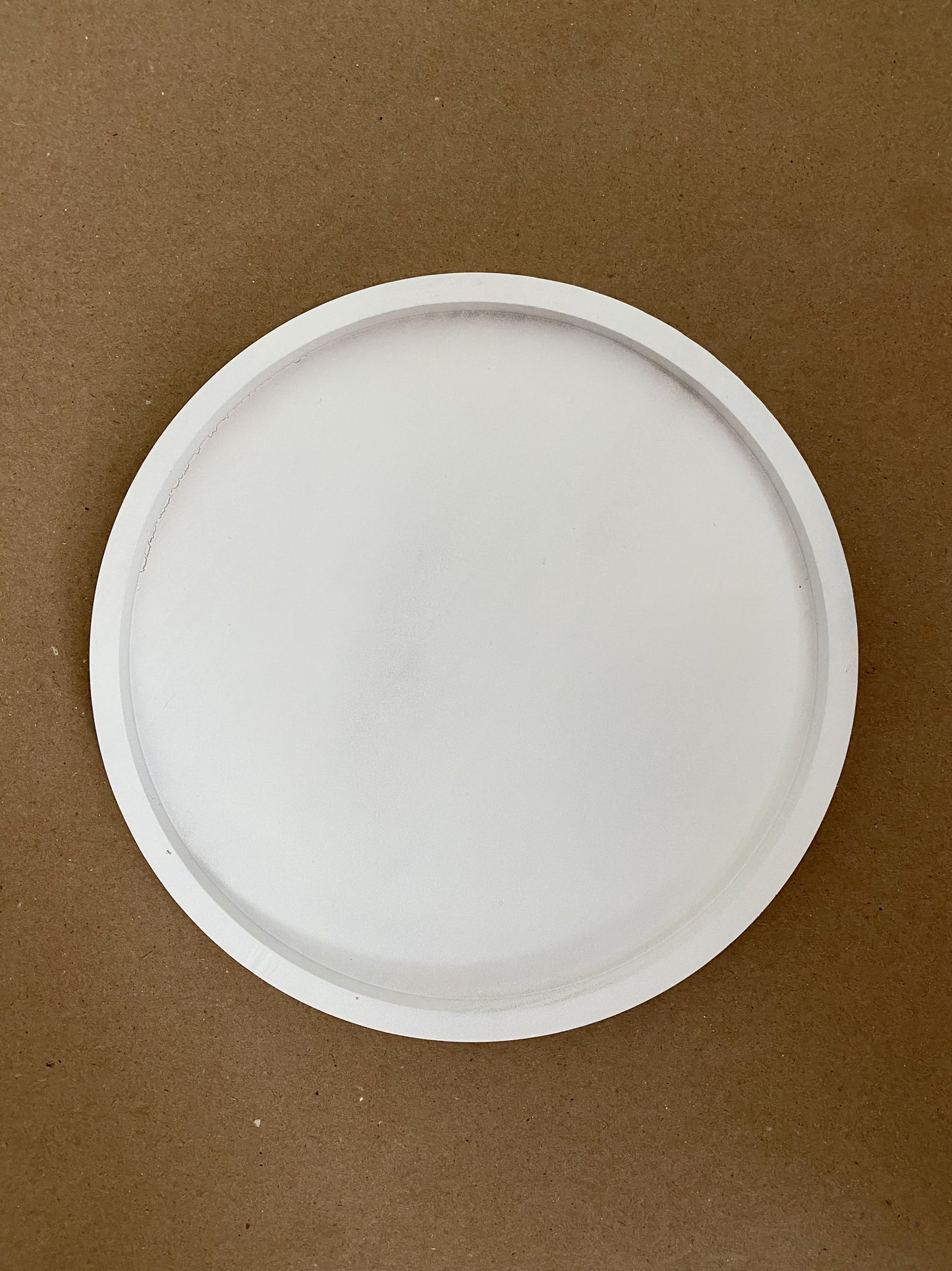 white wooden tray