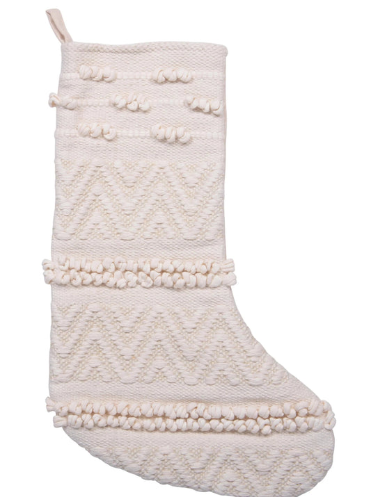 woven christmas stocking